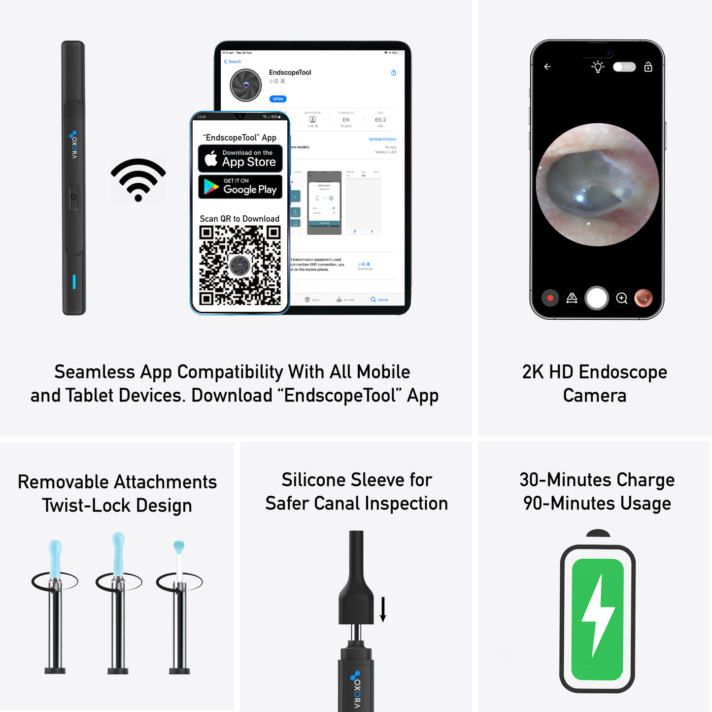 OXORA EarScope™ Ear Cleaner